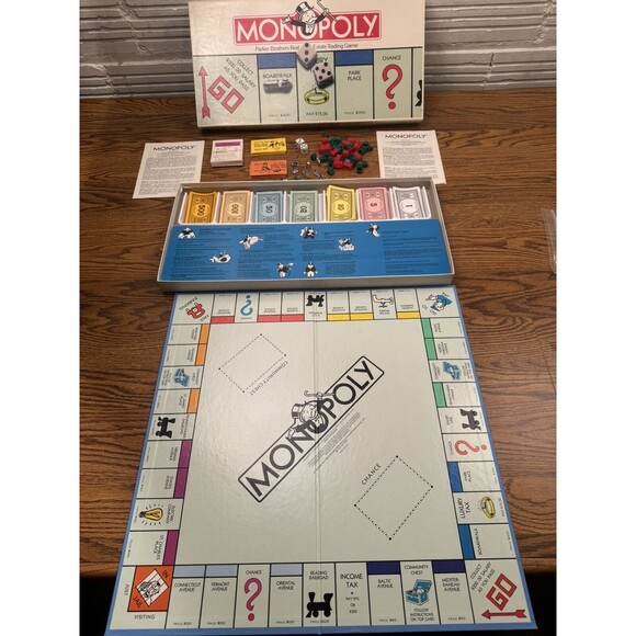 VINTAGE 1985 Monopoly Board Game by Parker Brothers Good Conditions - Picture 6 of 12